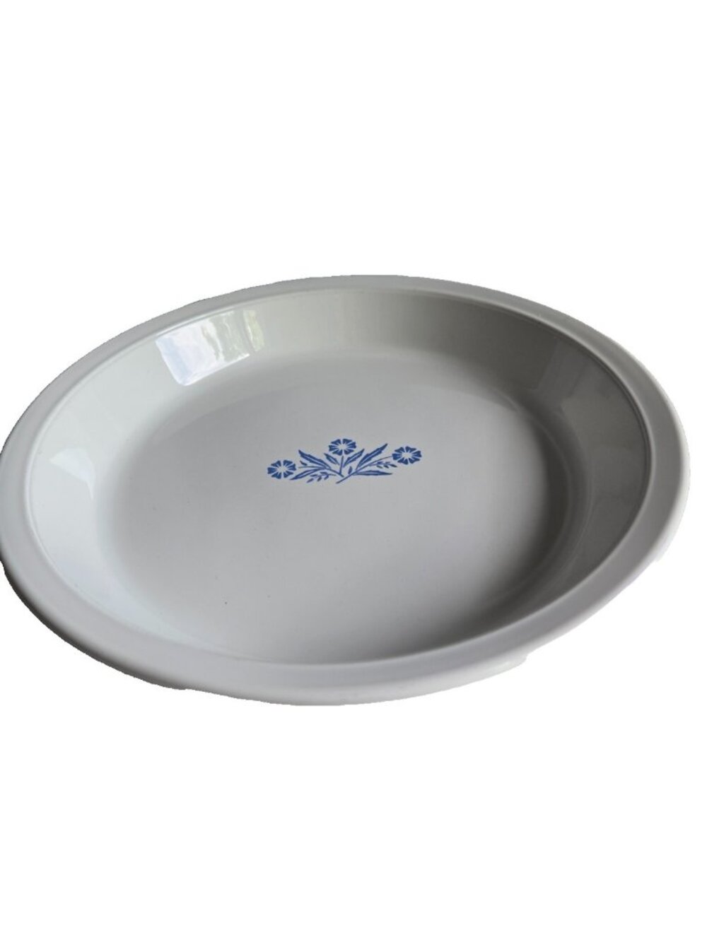 Corning Ware Blue Cornflower P-309 Pie Plate Baking Serve Dish Vintage